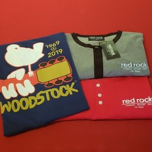 Lot of 3 Mens XL Red Rock Las Vegas Shirts